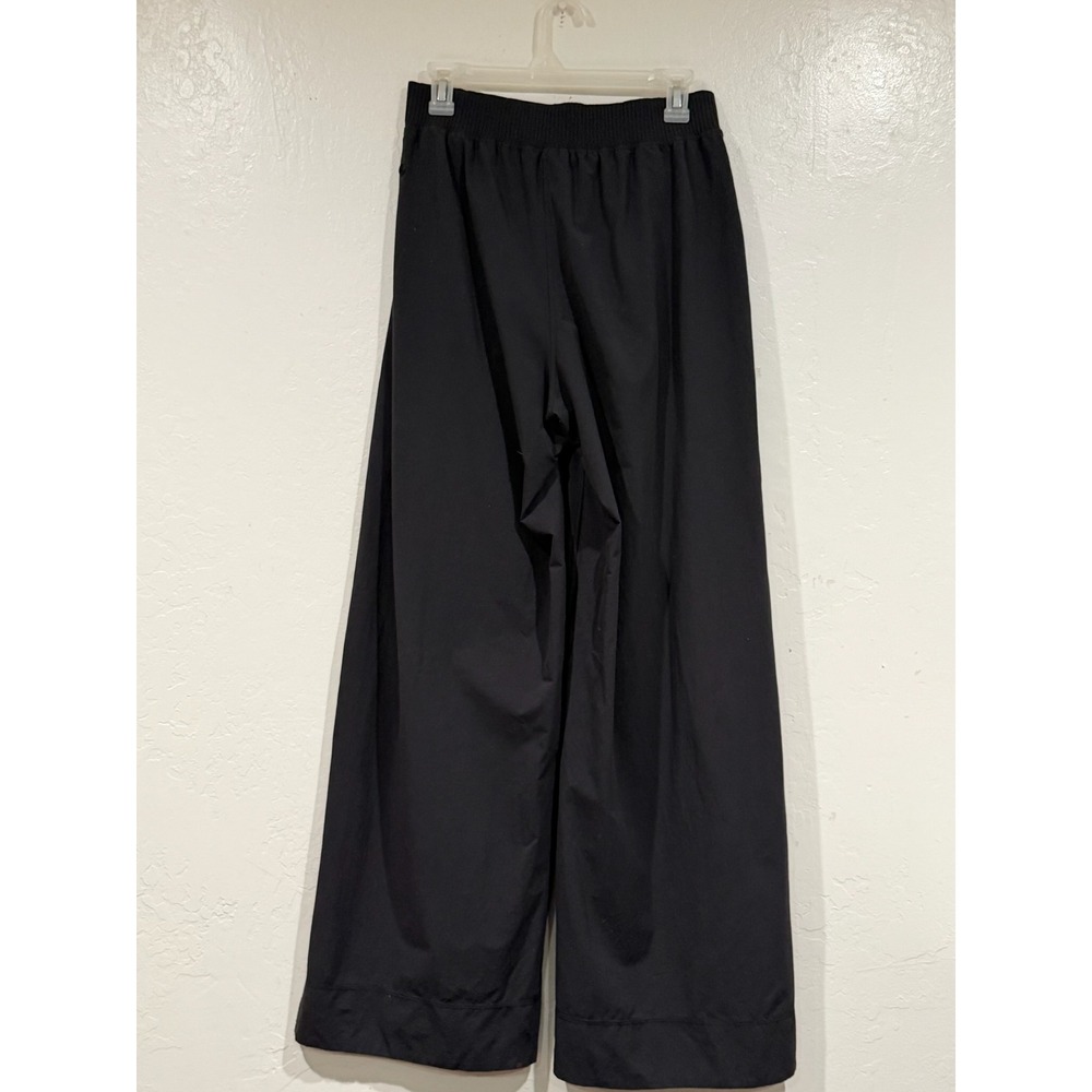 Lululemon Stretch Woven Wide Leg High Rise Pants Black LW5FF3S Size M - Picture 3 of 9